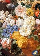 unknow artist, Bouquet of Flowers in a Sculpted Vase (detail)